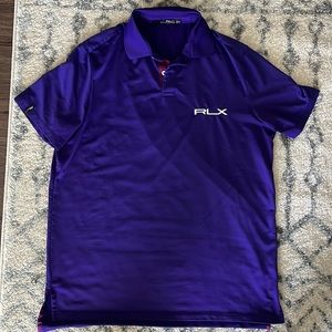 Ralph Lauren RLX Medium purple golf polo
